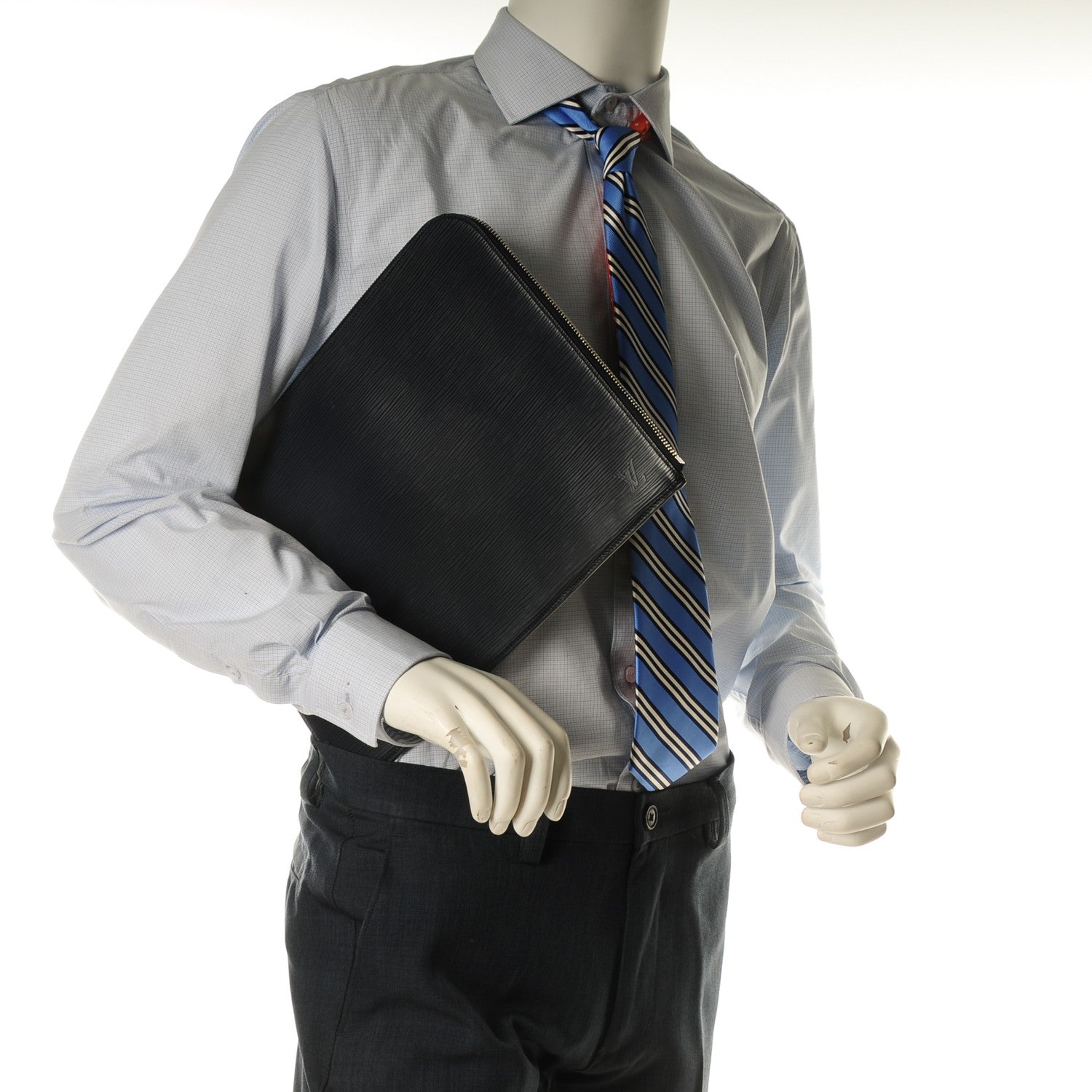 Louis Vuitton Epi Pochette Jour GM Navy 2 of 7