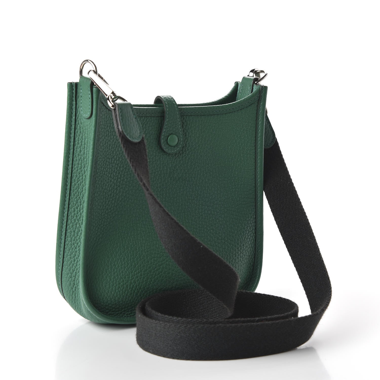 Hermes Taurillon Clemence Amazone Evelyne TPM Vert Vertigo 3 of 11