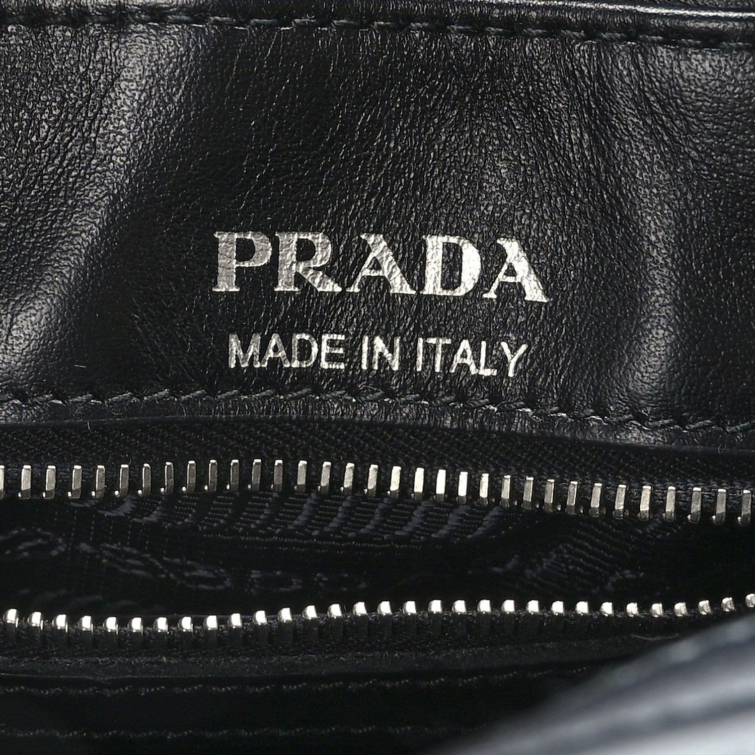 Prada Soft Calfskin Diagramme Camera Bag Black 6 of 8