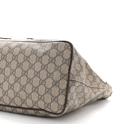 Gucci Soft GG Supreme Monogram Courrier Medium Crossbody Tote Beige New Acero 10 of 11