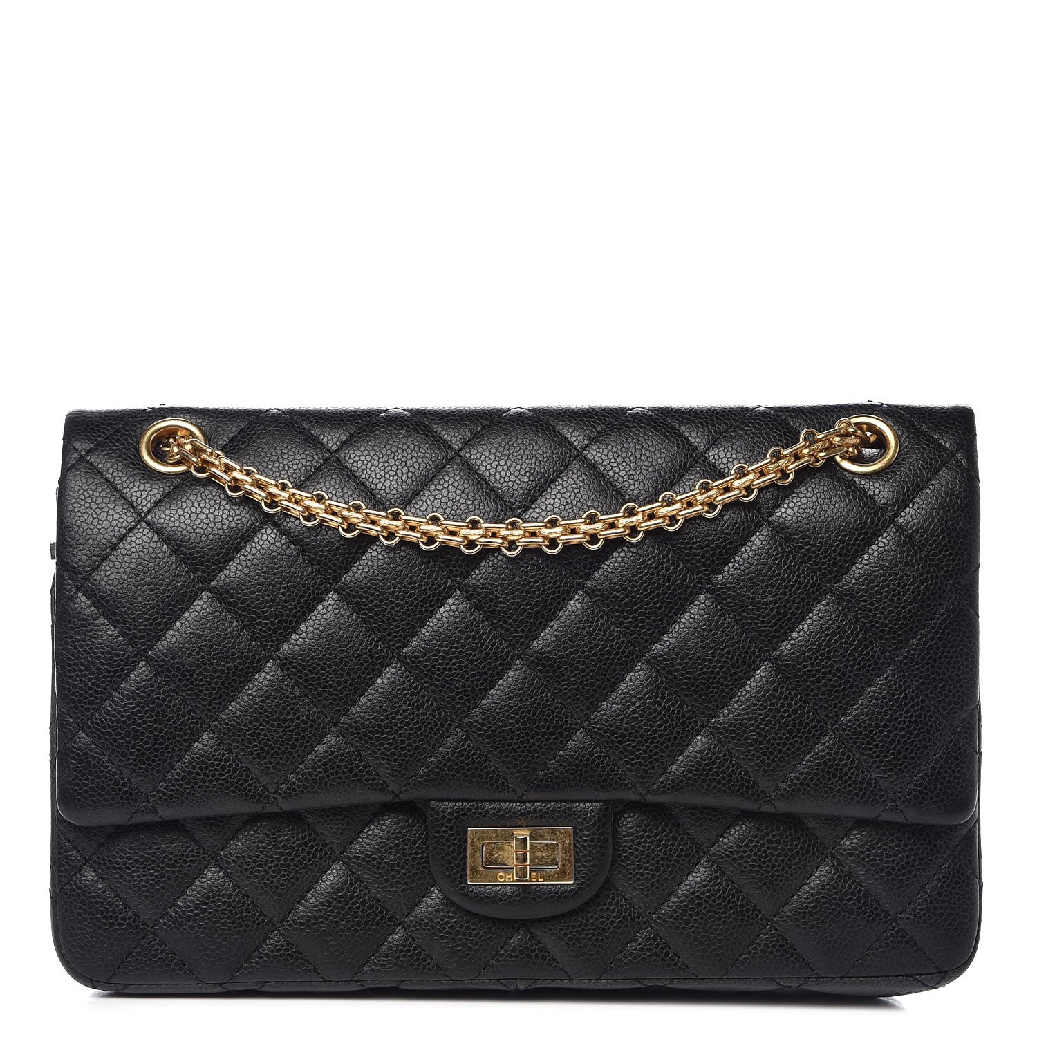 Chanel Caviar 2.55 Reissue 226 Flap Black 1 of 11