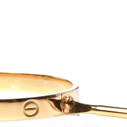 Cartier 18K Yellow Gold LOVE Bracelet 16 6 of 7
