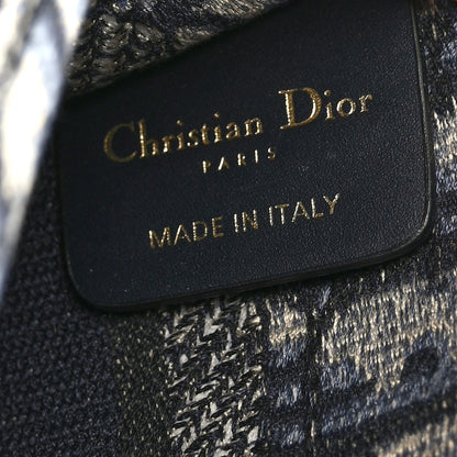 Christian Dior Oblique Mini Book Tote Blue Multicolor 6 of 10
