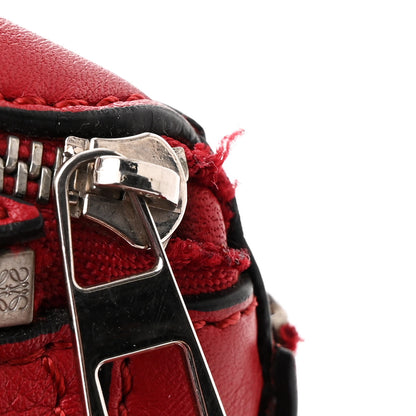 Loewe Calfskin Zipper Puzzle Bag Red 10 of 10