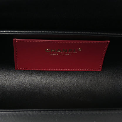 Chanel Shiny Caviar Preppy Coco Small Bowling Bag Black 5 of 12