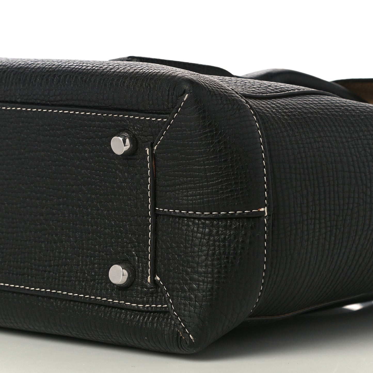 Grainy Calfskin Small Arco Black