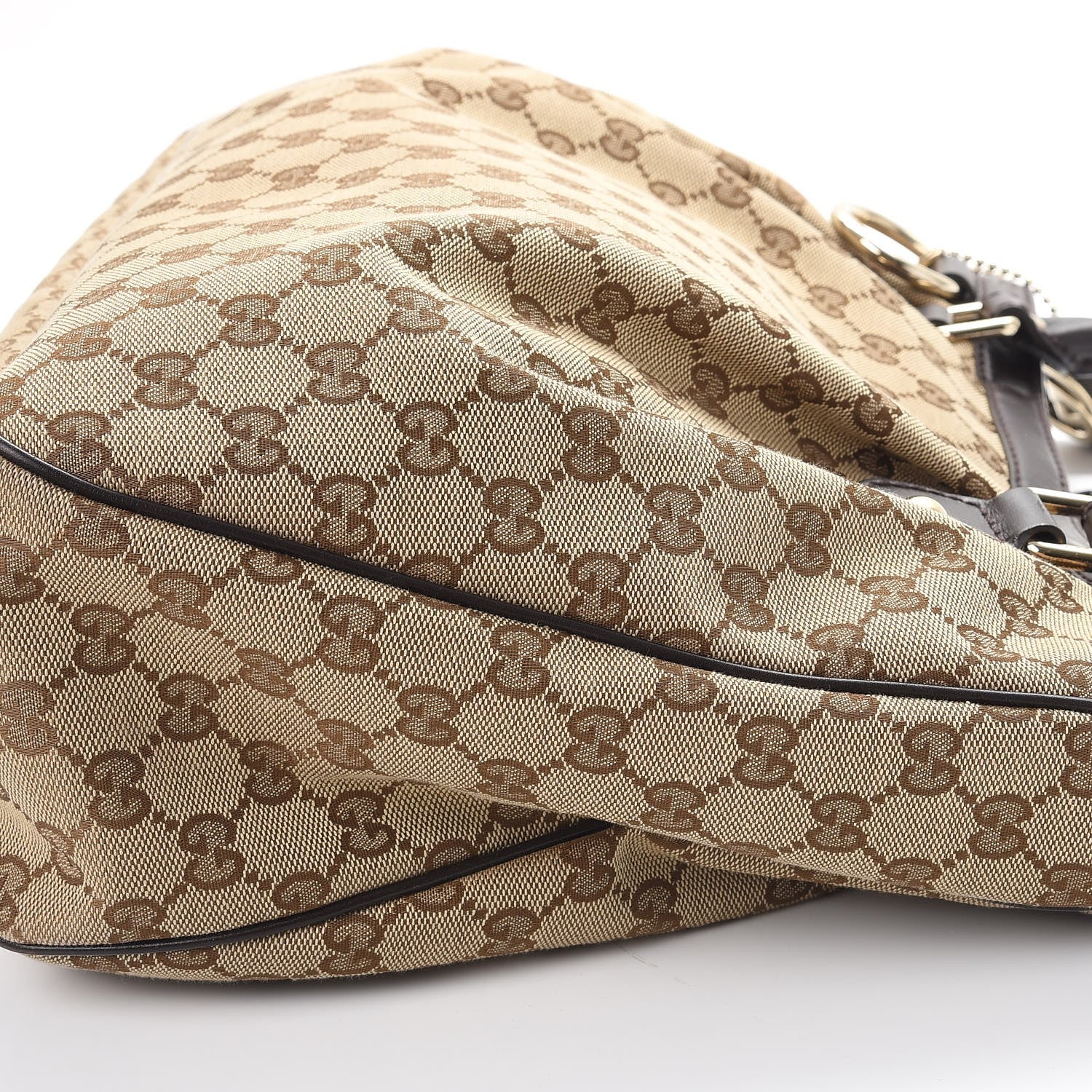 Gucci Monogram Medium Sukey Top Handle Tote Brown 10 of 11