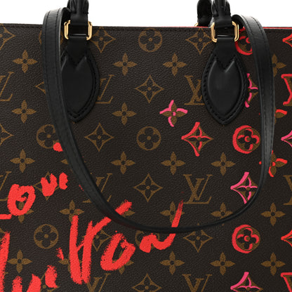 Louis Vuitton Monogram Fall In Love Onthego MM 7 of 9