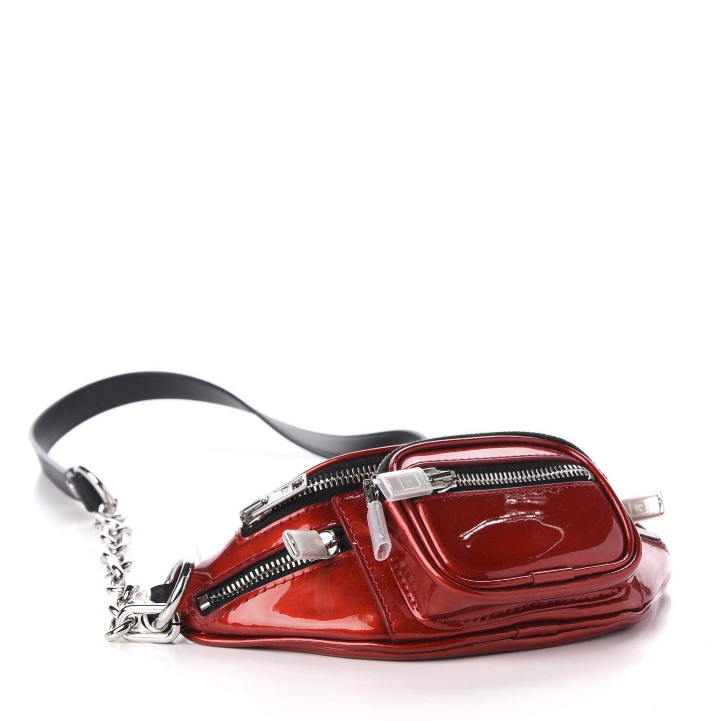 Patent Attica Mini Belt Bag Red