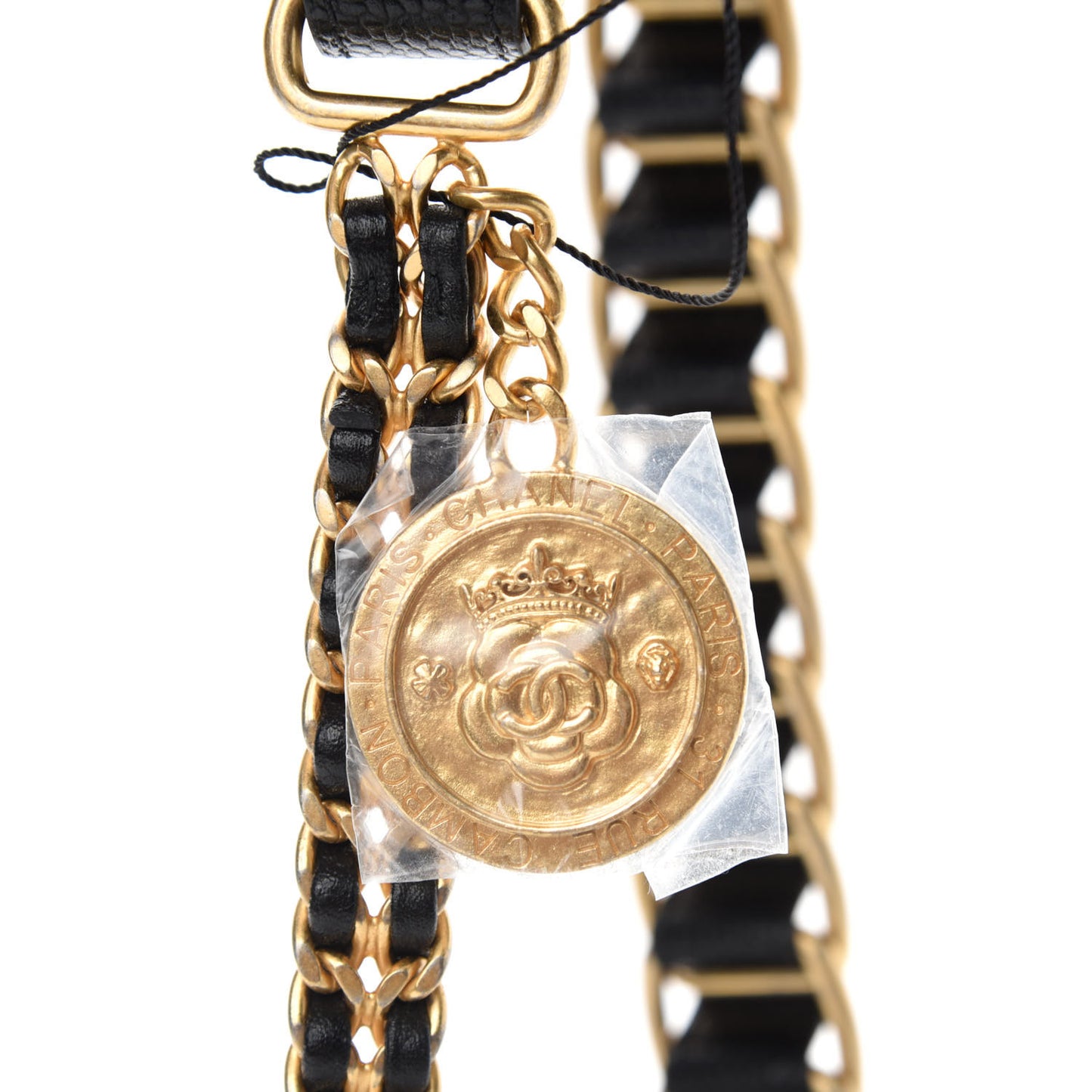 Caviar Quilted Mini Chain Soul Flap Black