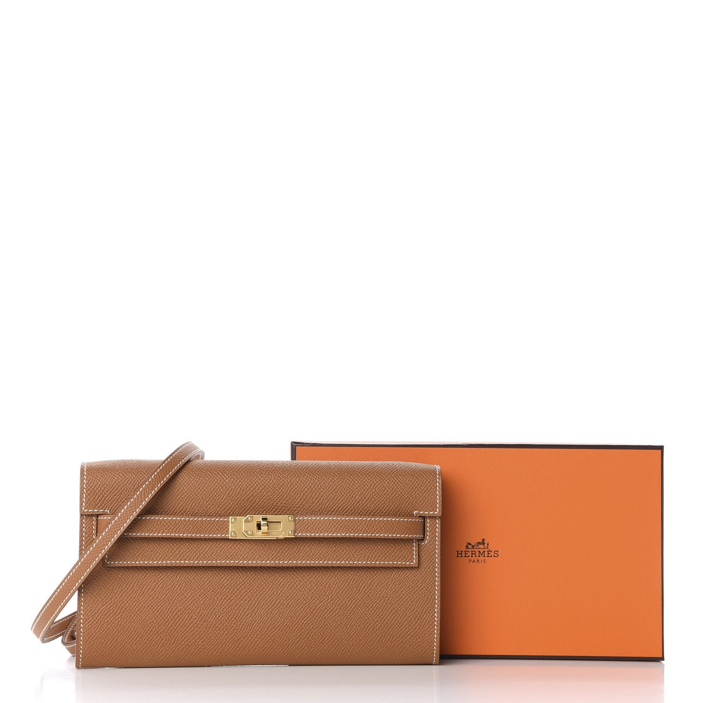 Epsom Kelly Wallet To Go Gold