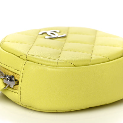 Chanel Lambskin Quilted Zip Around Classic Coin Purse Vert 9 of 11