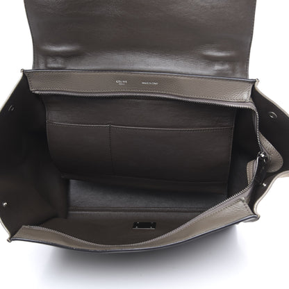 Celine Drummed Calfskin Suede Medium Trapeze Taupe 5 of 20