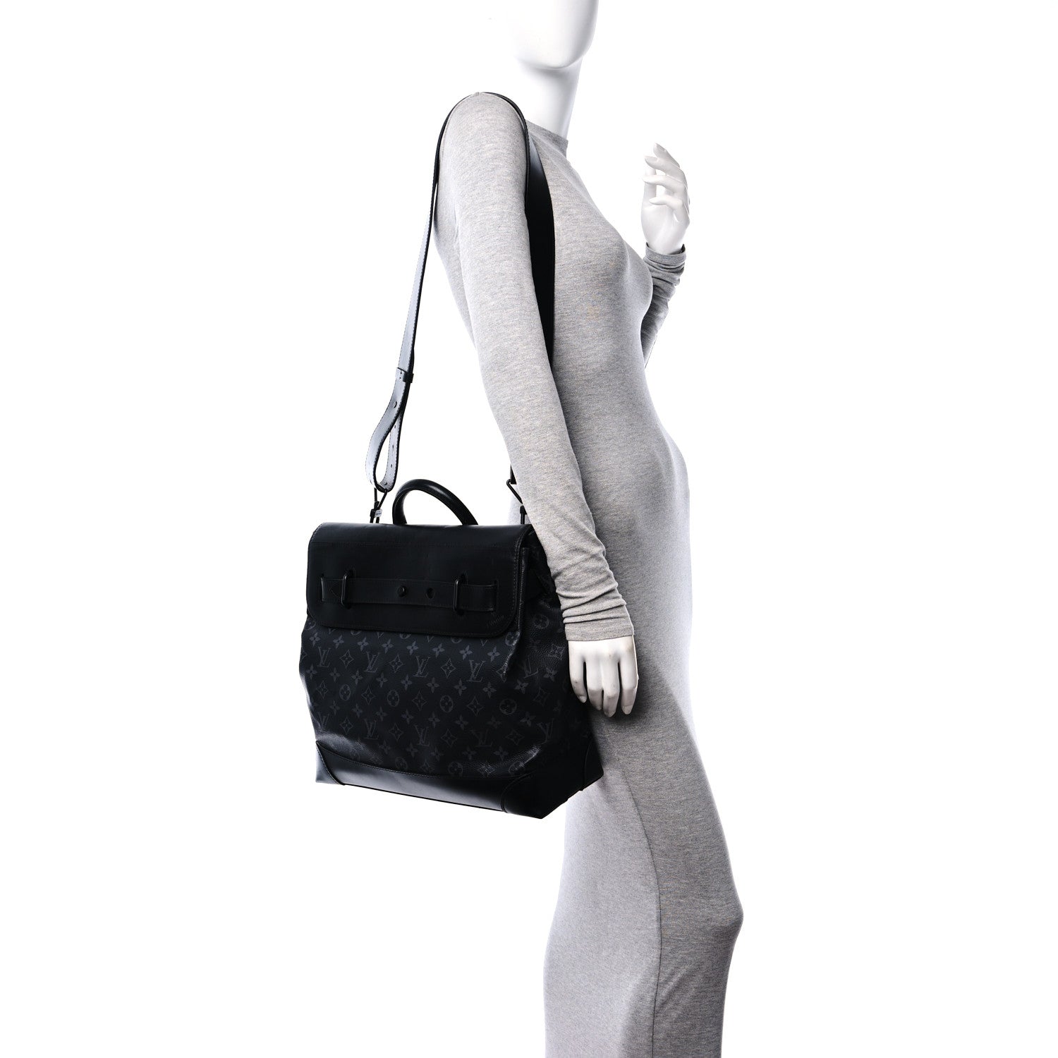 Louis Vuitton Monogram Eclipse Steamer PM 2 of 15