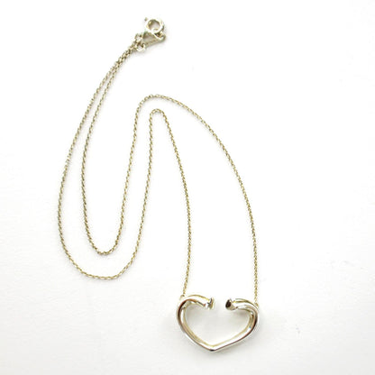 Tiffany Sterling Silver Paloma Picasso Tenderness Heart Pendant Necklace 1 of 5