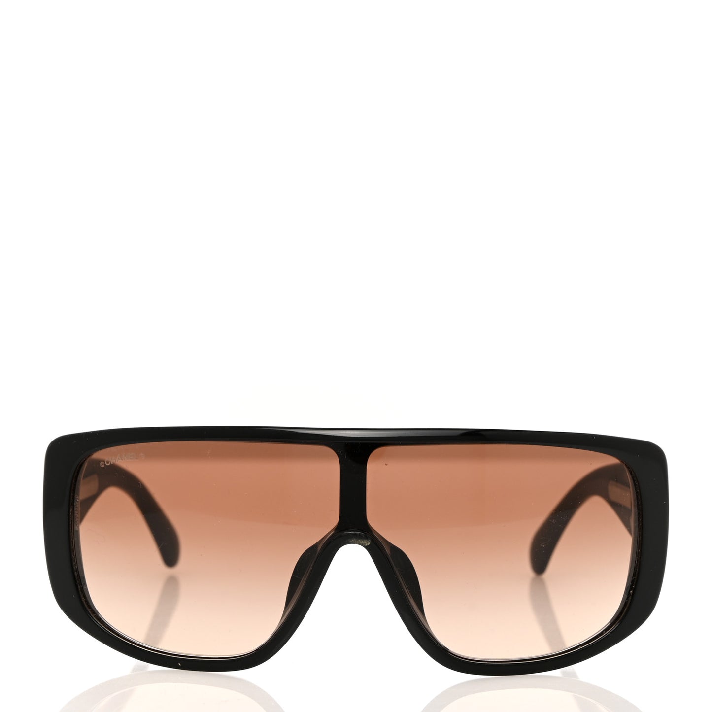 Acetate Shield Sunglasses 5495 Black
