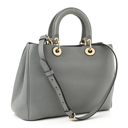 Christian Dior Bullcalf Medium Diorissimo Tote Gris 4 of 10