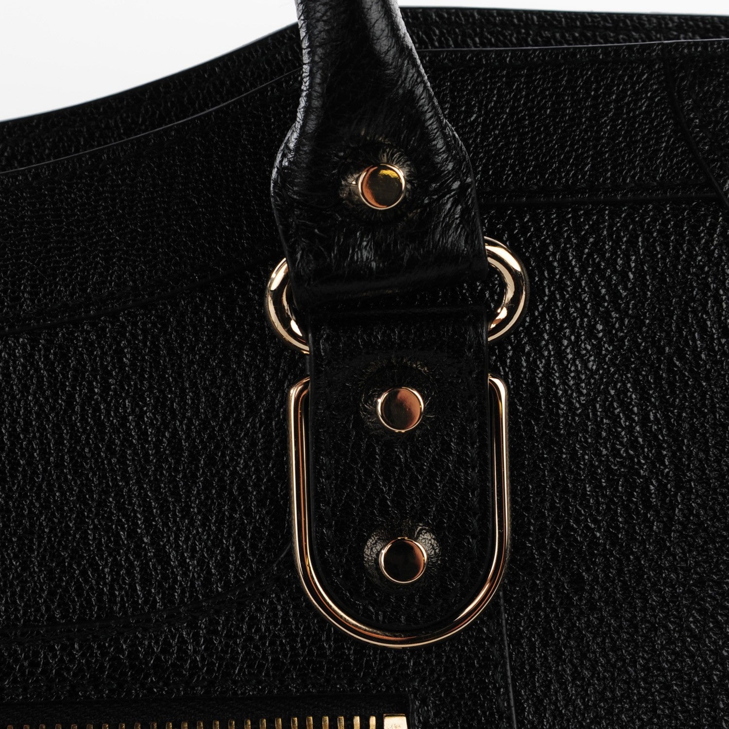 Balenciaga Chevre Gold Metallic Edge Hardware City Black 12 of 15