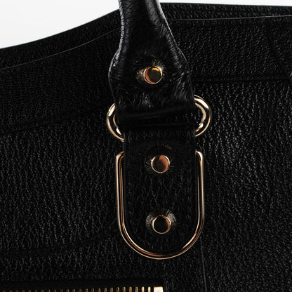 Balenciaga Chevre Gold Metallic Edge Hardware City Black 12 of 15