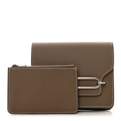 Hermes Evercolor Roulis Slim Wallet Etoupe 1 of 8