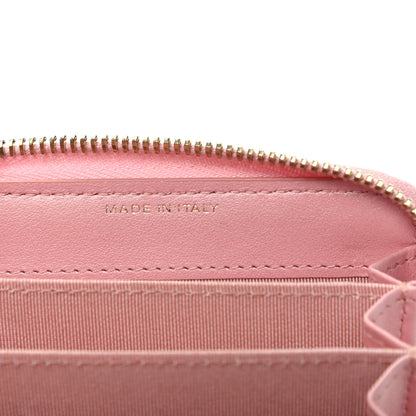 Chanel Iridescent Caviar Quilted Zip Coin Purse Pink 7 of 9