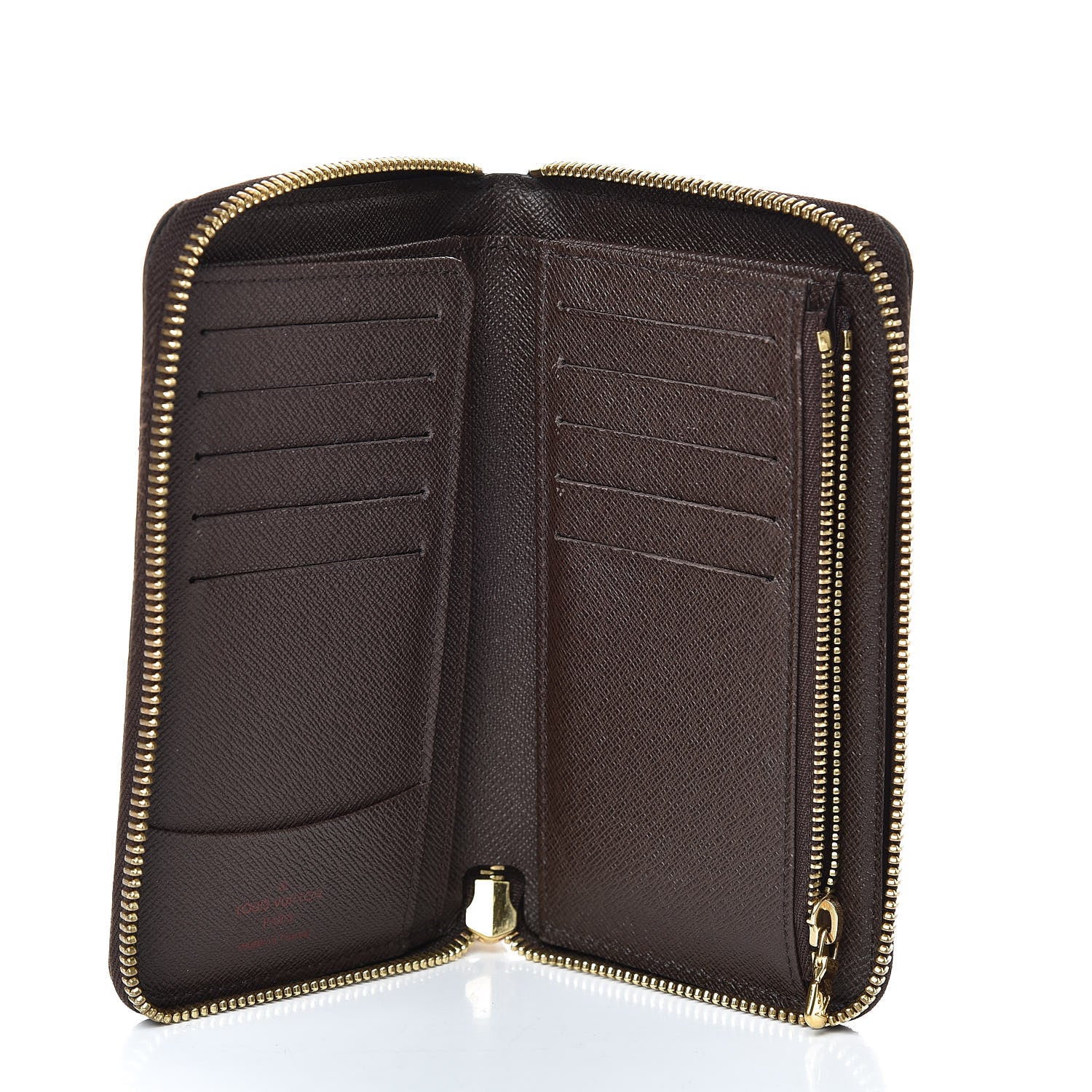 Louis Vuitton Damier Ebene Zippy Compact Wallet 5 of 7