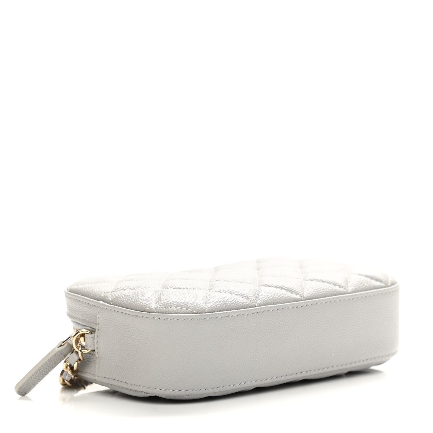 Chanel Caviar Quilted Camera Case Grey 4 of 11