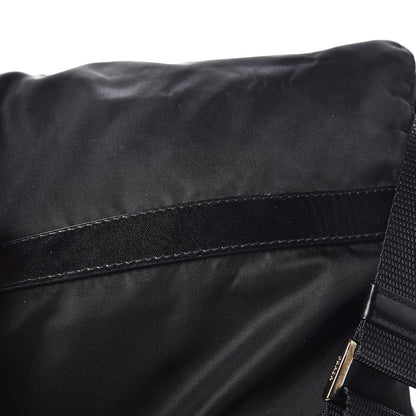 Prada Nylon Vela Messenger Bag Black 9 of 11