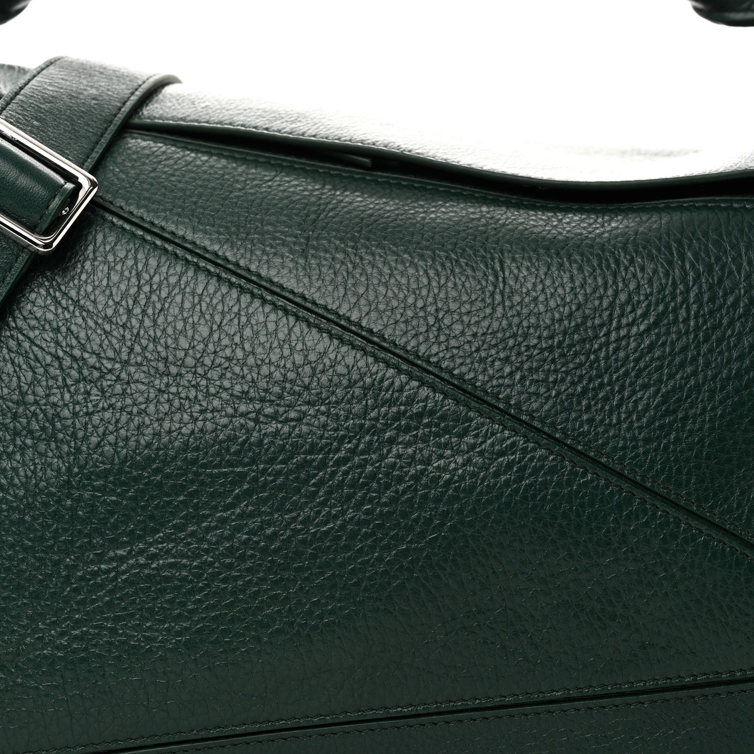 Loewe Calfskin Large Puzzle Bag Green 7 of 9
