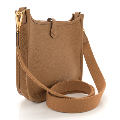 Hermes Taurillon Clemence Amazone Evelyne TPM Biscuit 3 of 10