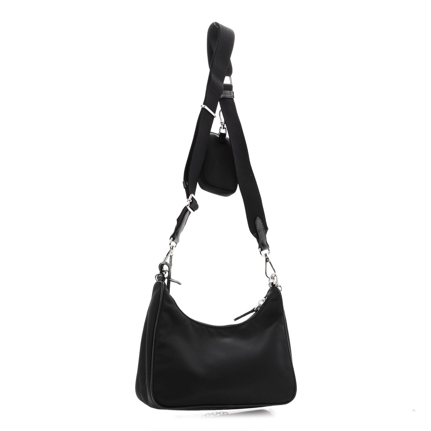 Nylon Re-Edition 2005 Shoulder Bag Black