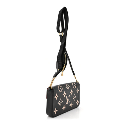 Louis Vuitton Empreinte Monogram Giant Felicie Pochette Black Beige 3 of 10