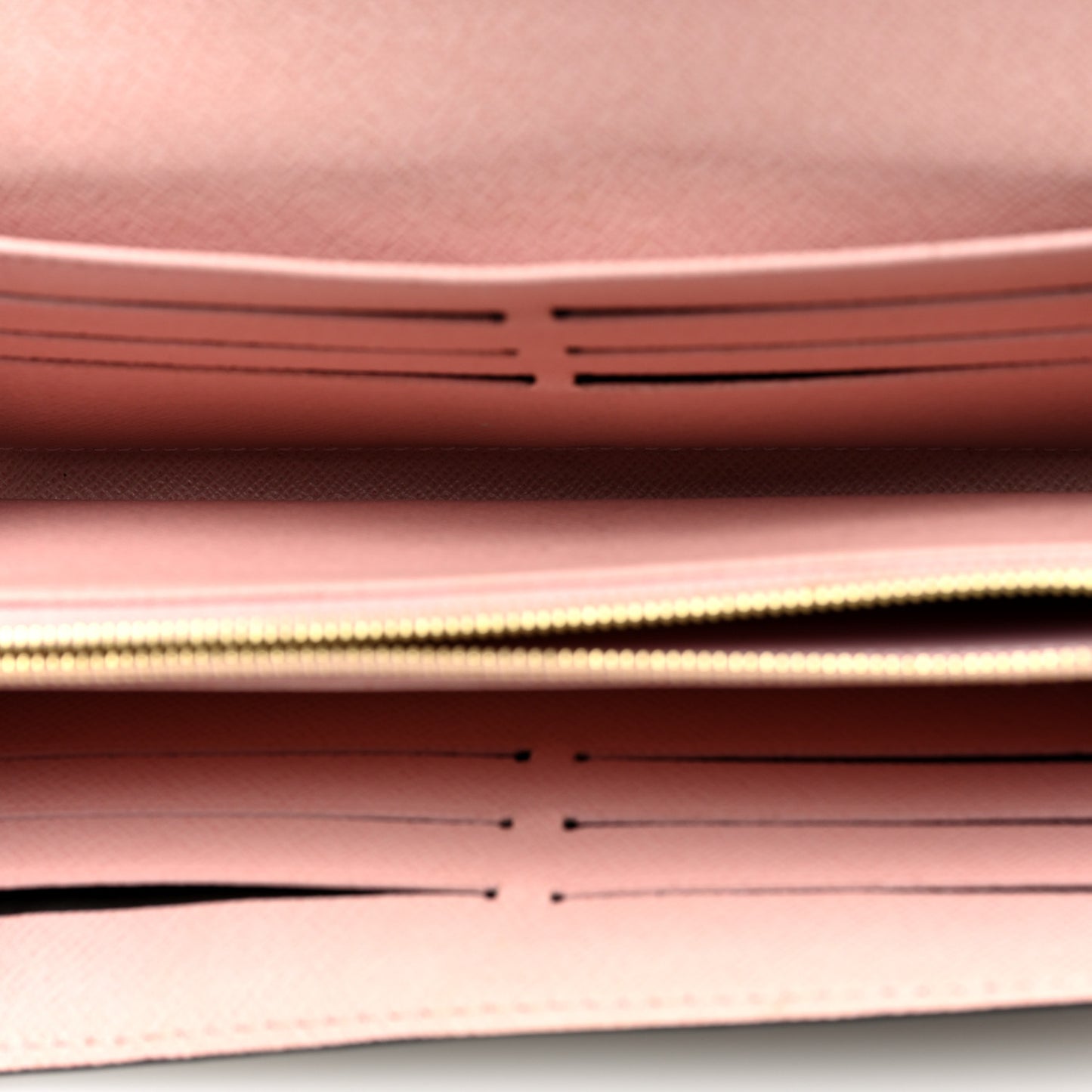 Damier Ebene Sarah Wallet NM Rose Ballerine