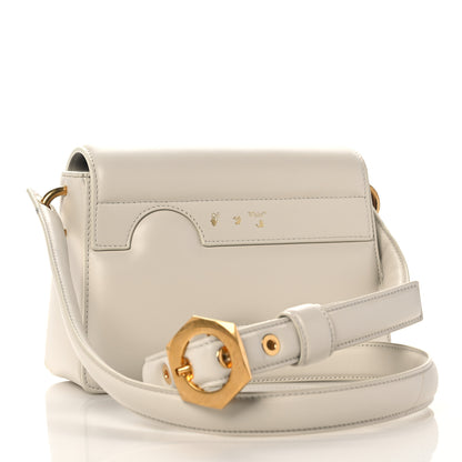 Off-White Calfskin Burrow 22 Shoulder Bag Beige 3 of 15