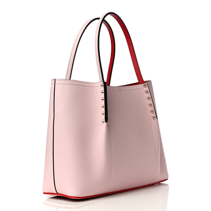 Christian Louboutin Calfskin Spiked Small Cabarock Shopper Tote Poupee 3 of 9