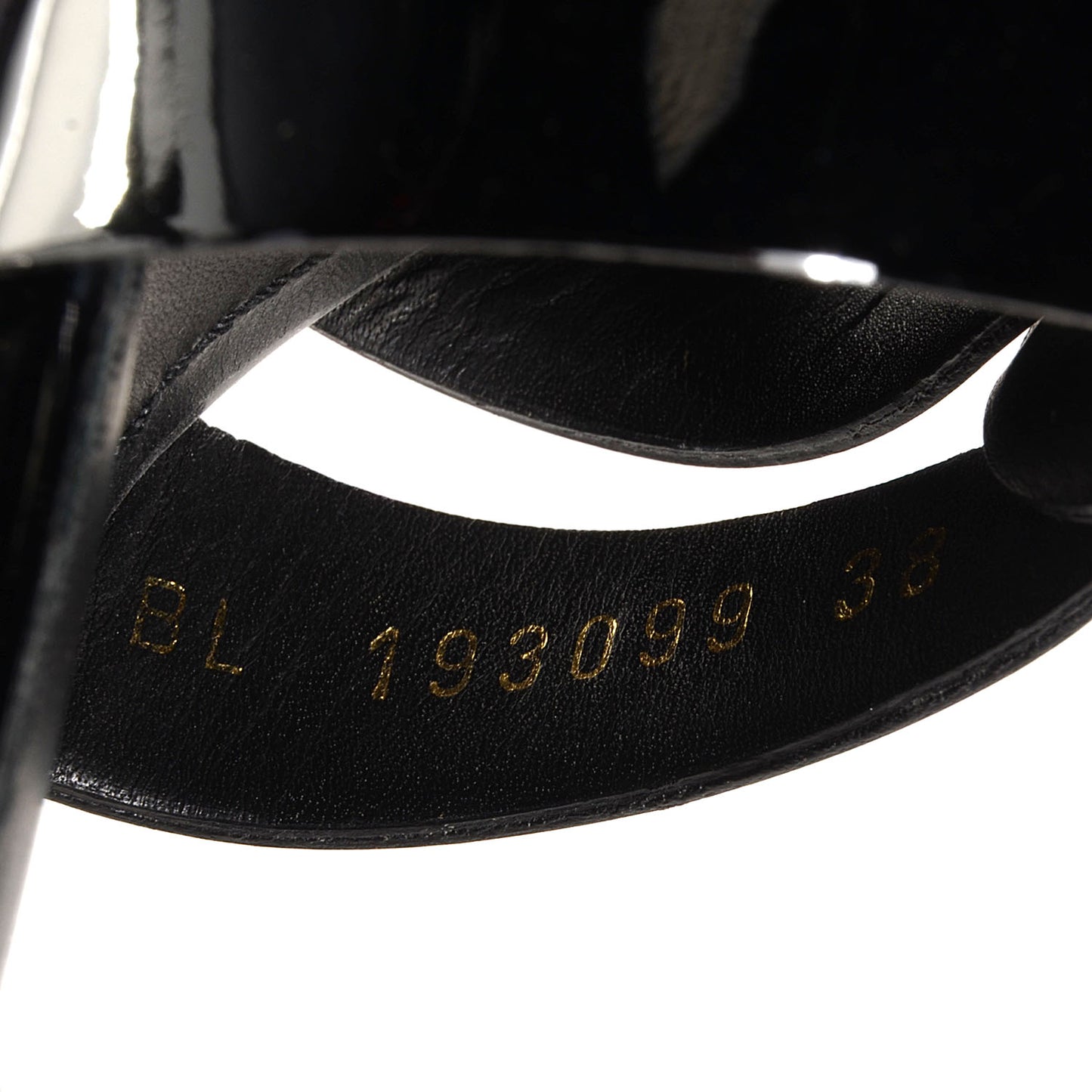 Patent Tribute 75 Platform Sandals Black 38