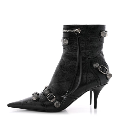 Balenciaga Agneau Arena Cagole 70mm Ankle Boots 38.5 Black 1 of 10
