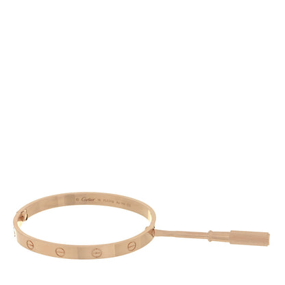 Cartier 18K Yellow Gold Small LOVE Bracelet 18 4 of 5
