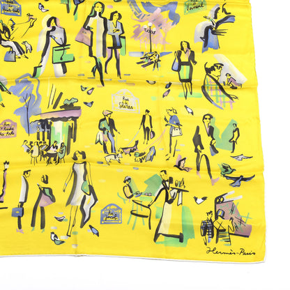 Hermes Silk Rendez Vous Rive Gauche Scarf 70 2 of 4