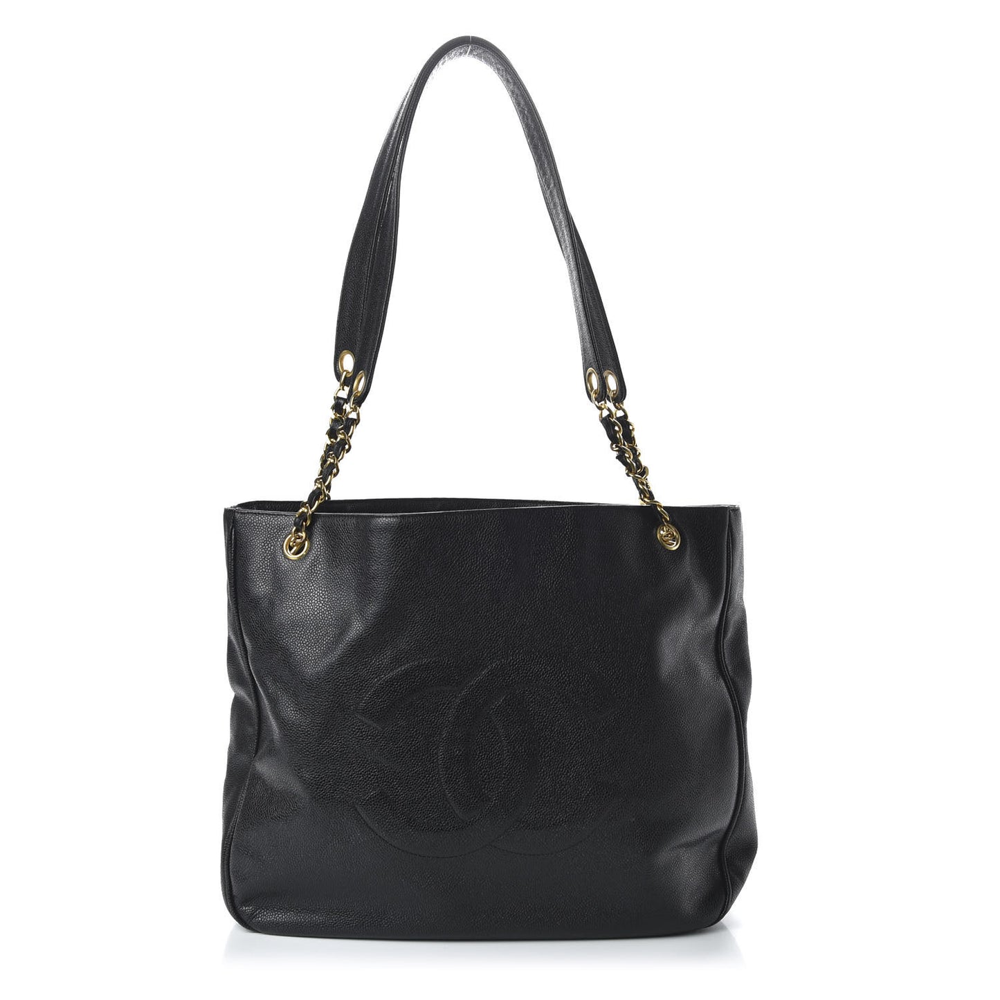 Caviar CC Shoulder Bag Black