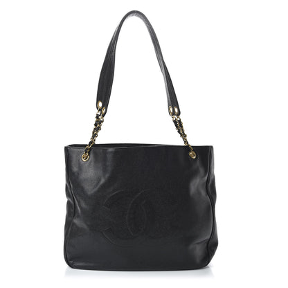 Chanel Caviar CC Shoulder Bag Black 1 of 8