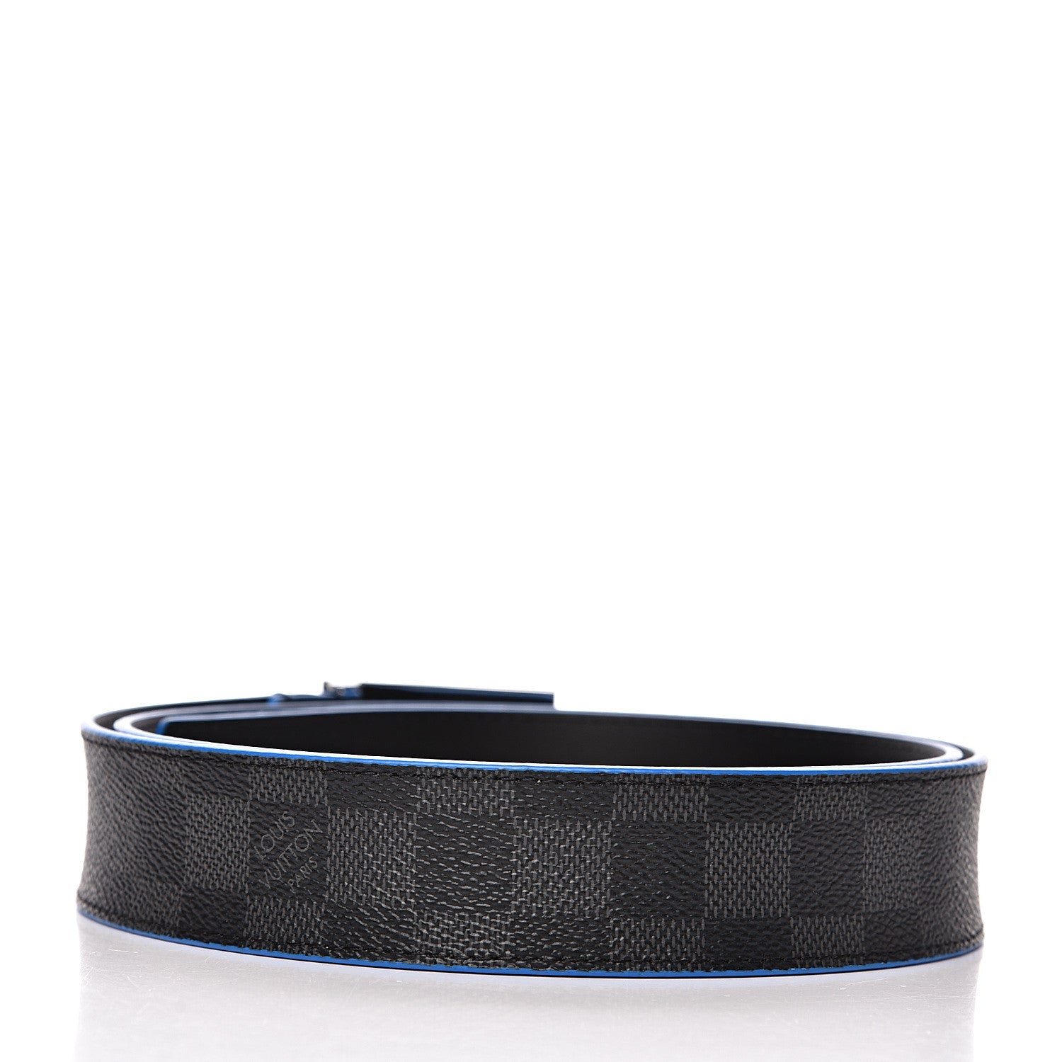 Louis Vuitton Damier Graphite 35mm Metro Belt 100 40 2 of 8