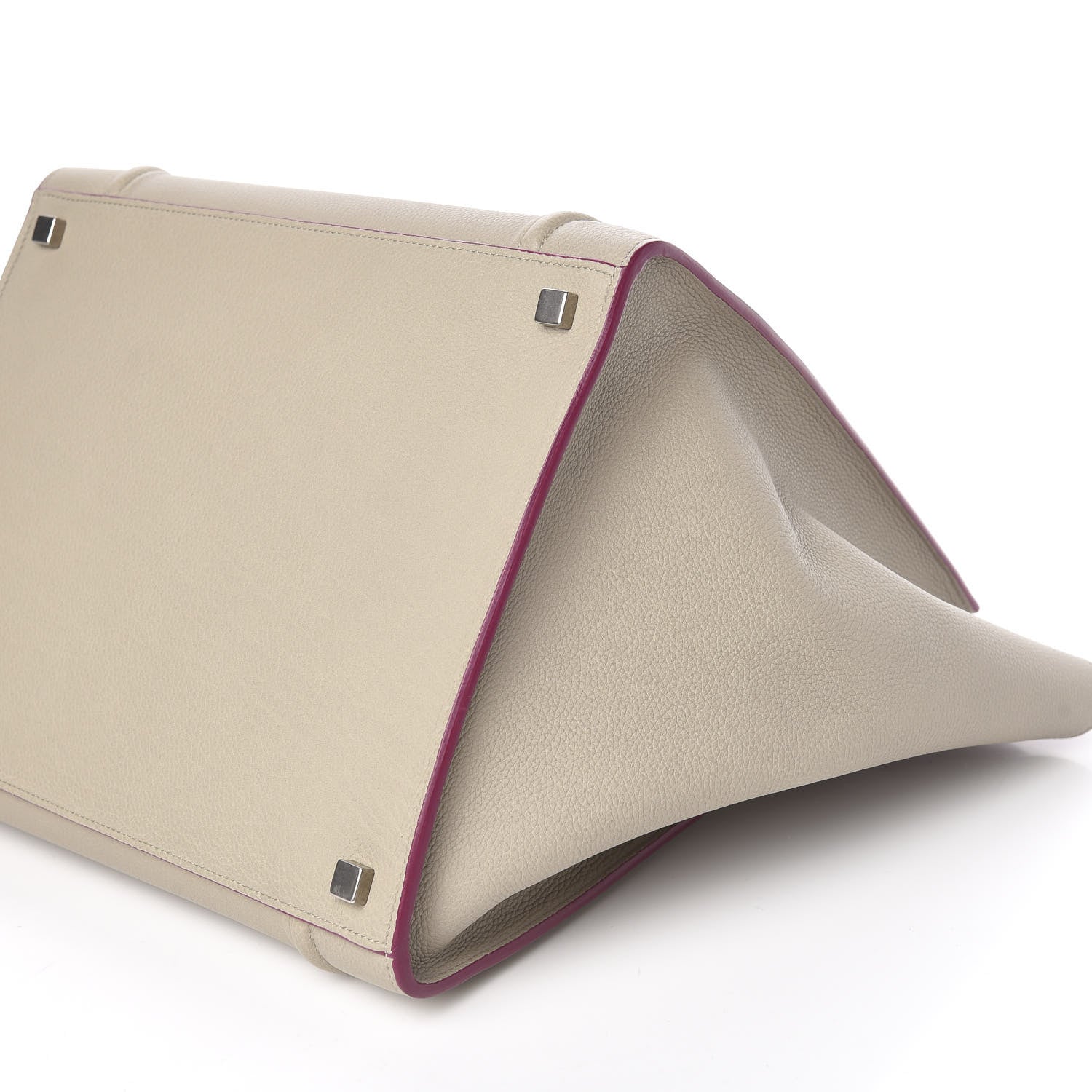 Celine Baby Grained Calfskin Medium Phantom Luggage Beige 10 of 10