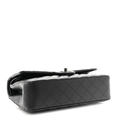 Chanel Lambskin Quilted Medium Double Flap So Black 4 of 10