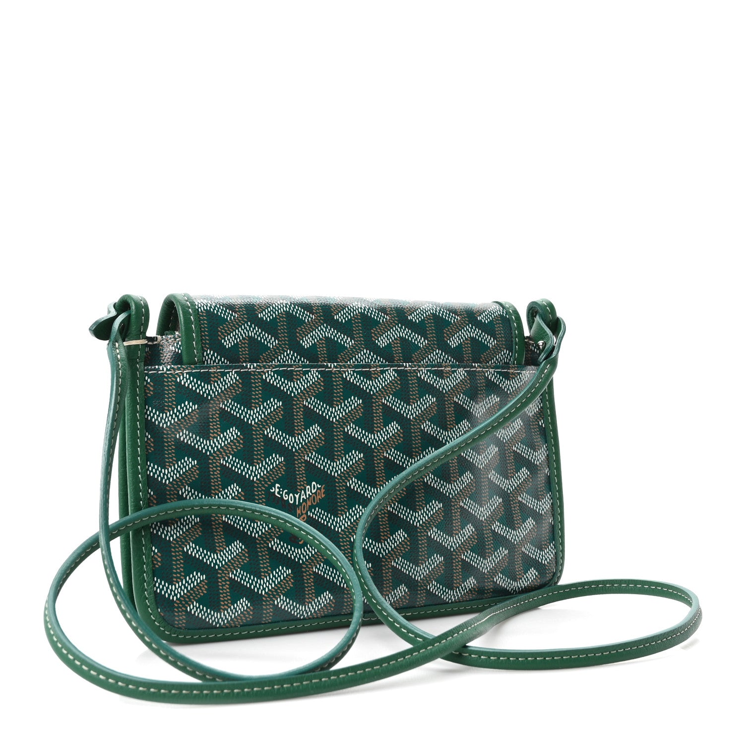 Goyard Goyardine Plumet Wallet Clutch Green 3 of 9