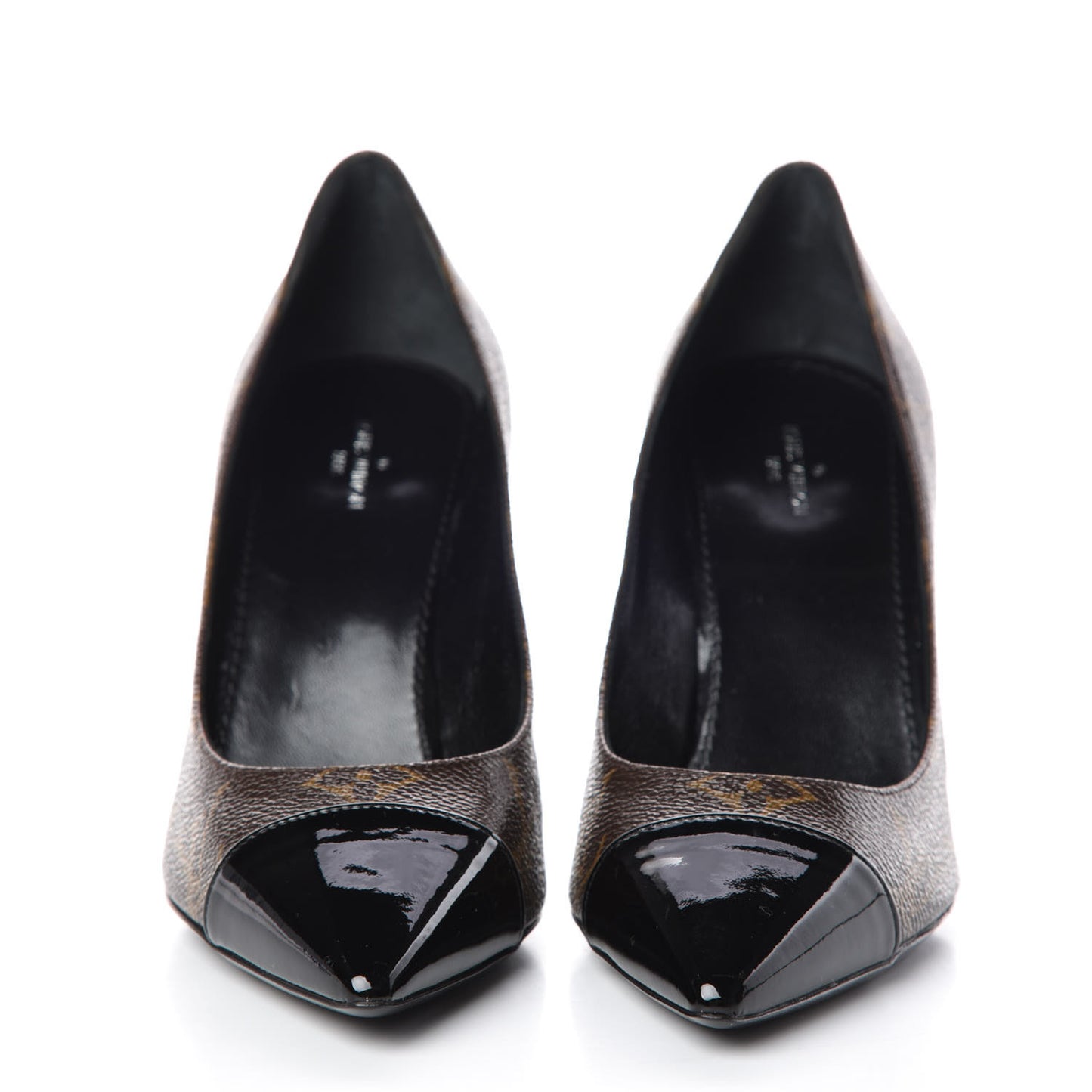 Patent Monogram Fetish Pump 36
