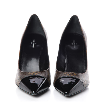 Louis Vuitton Patent Monogram Fetish Pump 36 2 of 11