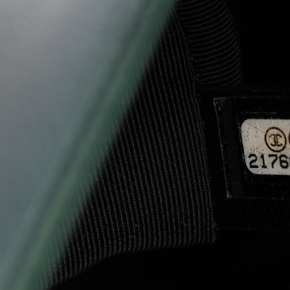 Chanel Iridescent Goatskin Quilted Medium Boy Flap Green 7 of 11