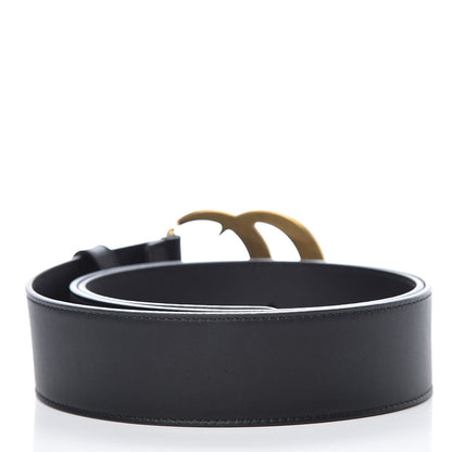 Gucci Calfskin Double G 40mm Belt 90 36 Black 3 of 8