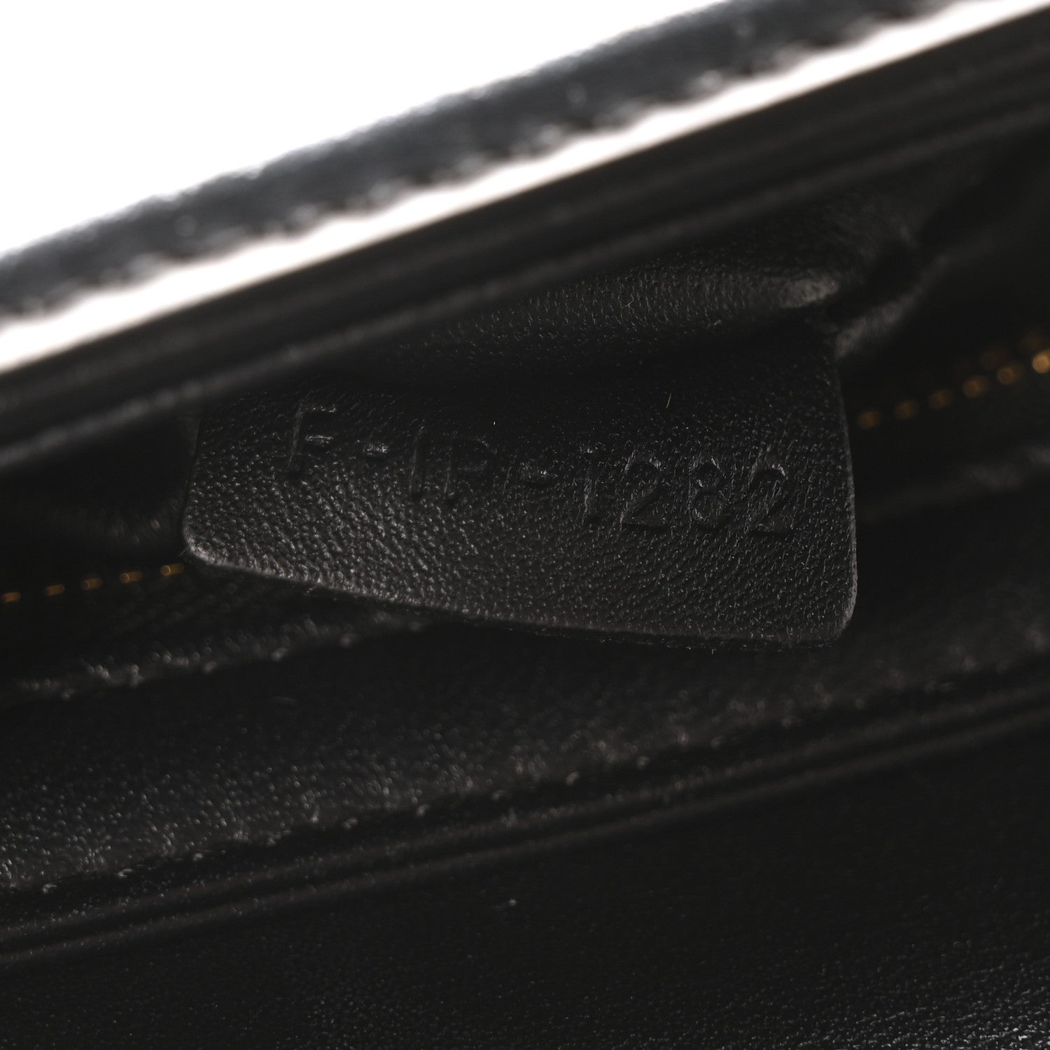 Celine Shiny Calfskin Teen Triomphe Black 7 of 10